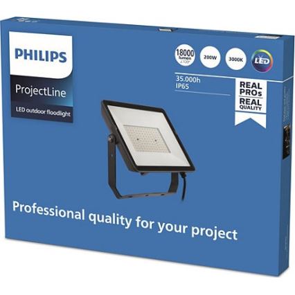 Philips - Holofote exterior LED PROJECTLINE LED/200W/230V IP65 3000K