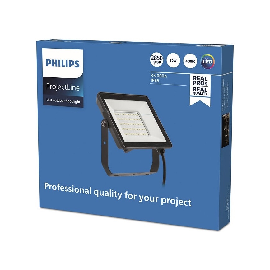 Philips - Holofote exterior LED PROJECTLINE LED/30W/230V IP65 4000K