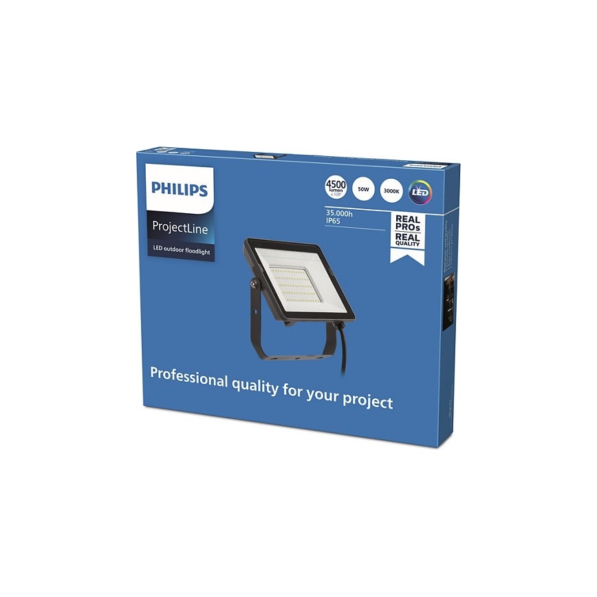 Philips - Holofote exterior LED PROJECTLINE LED/50W/230V IP65 3000K