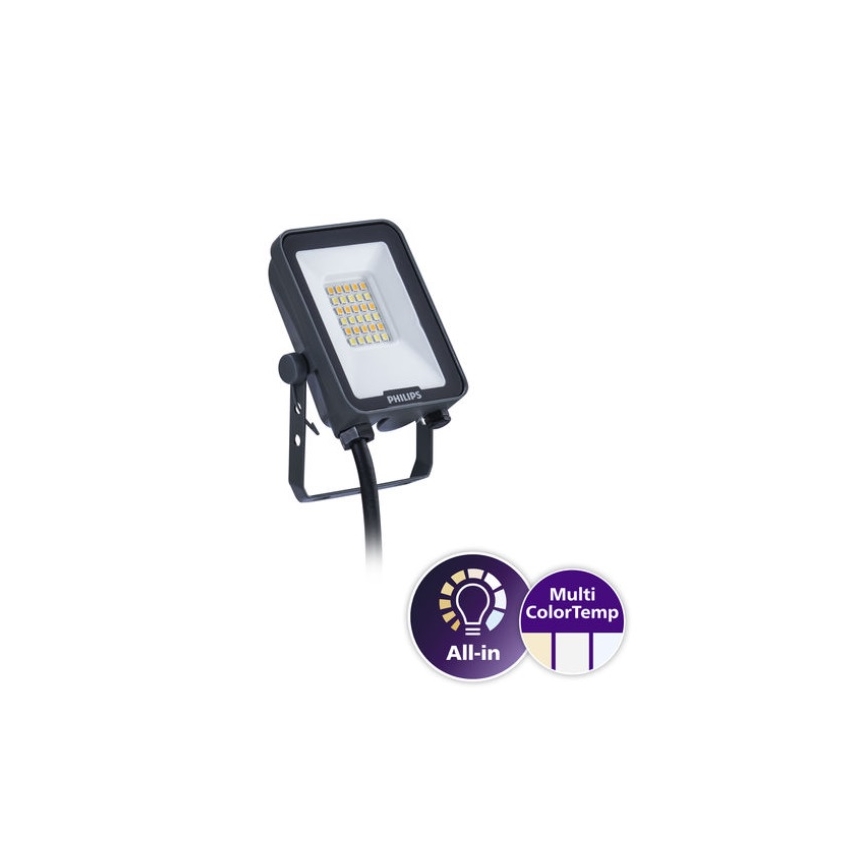 Philips - Holofote LED LED/10W/230V 3000/4000/6500K IP65