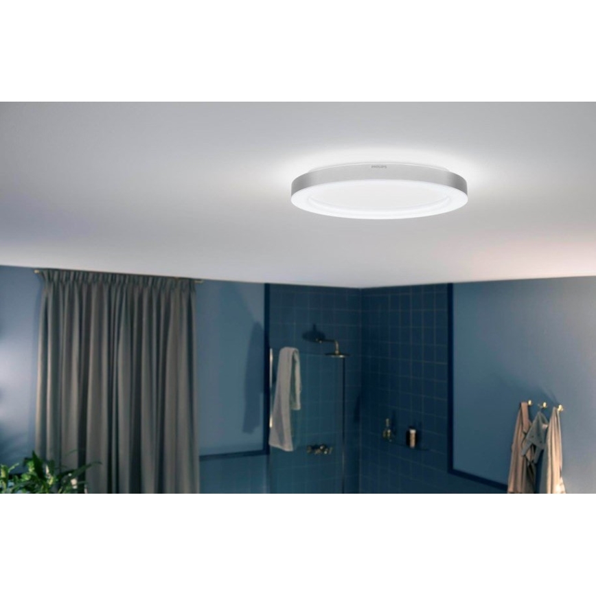 Philips - Luminária de banheiro LED regulável Hue ADORE LED/40W/230V + controlo remoto IP44