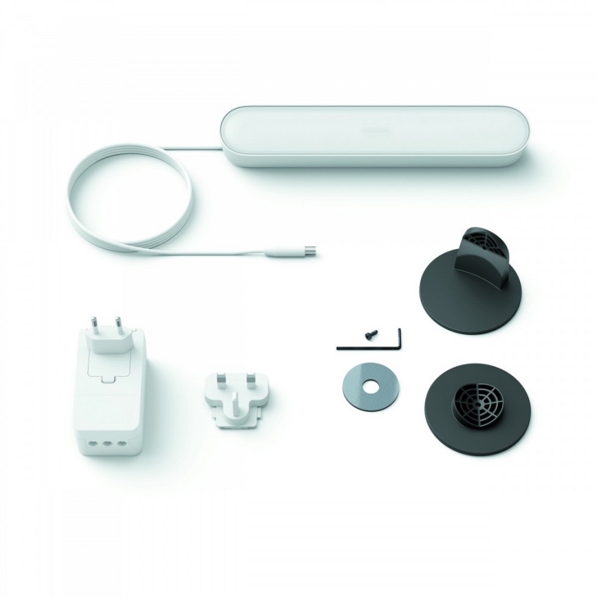 Philips - Lâmpada de mesa LED RGB regulável Hue PLAY LED/6W/230V branca