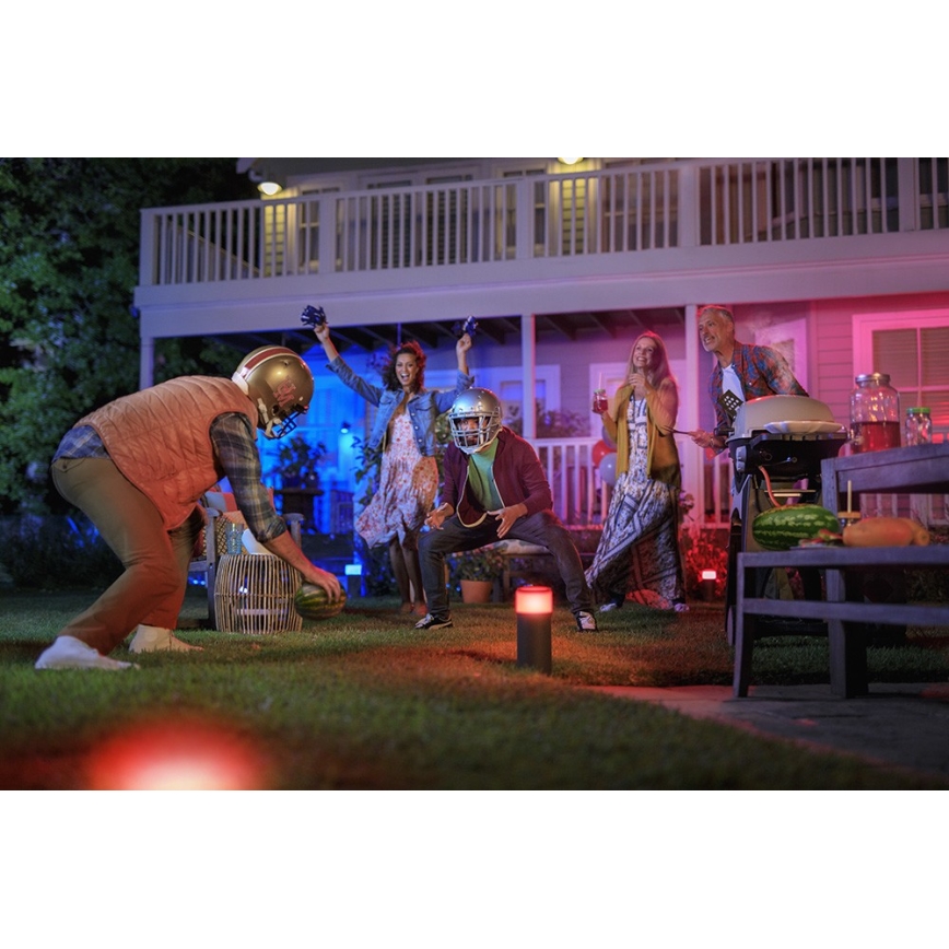 Philips - Lâmpada exterior LED RGB regulável Hue CALLA LED/8W/24V IP65