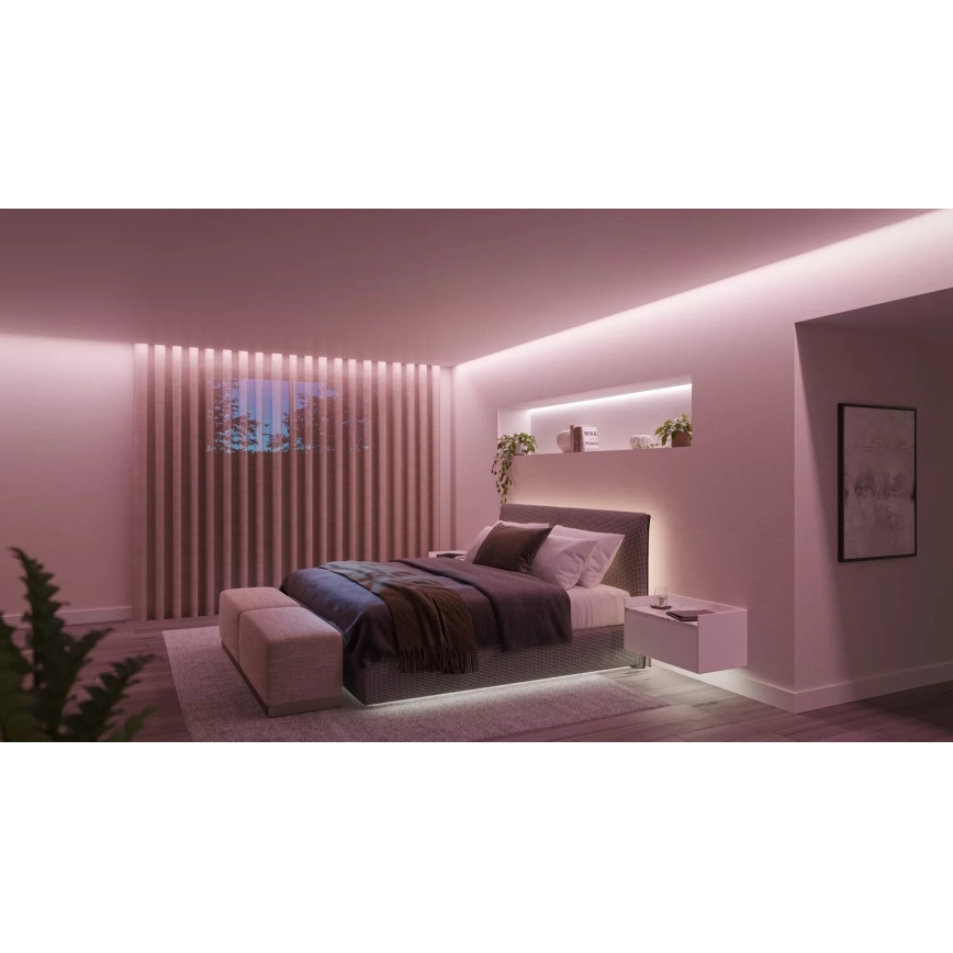 Philips - Fita LED RGBW Regulável Hue WHITE AND COLOR AMBIANCE 5m LED/20W/230V 2000-6500K