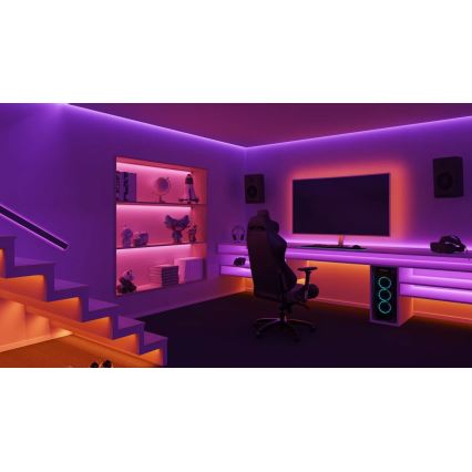 Philips - Fita LED RGBW Regulável Hue WHITE AND COLOR AMBIANCE 5m LED/20W/230V 2000-6500K