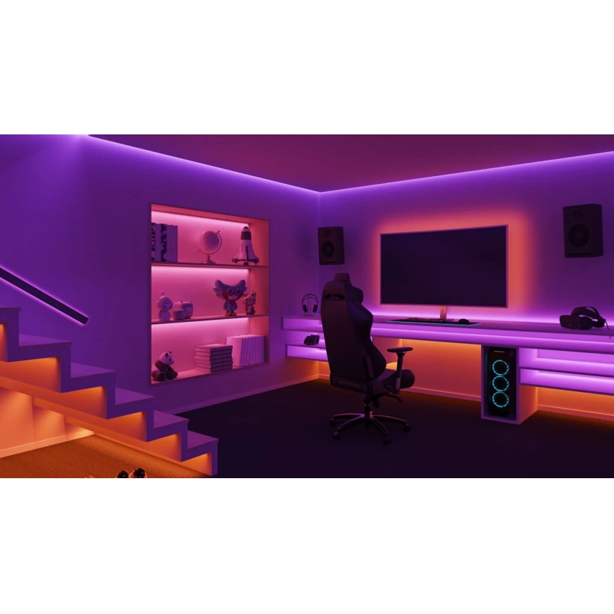 Philips - Fita LED RGBW Regulável Hue WHITE AND COLOR AMBIANCE 5m LED/20W/230V 2000-6500K