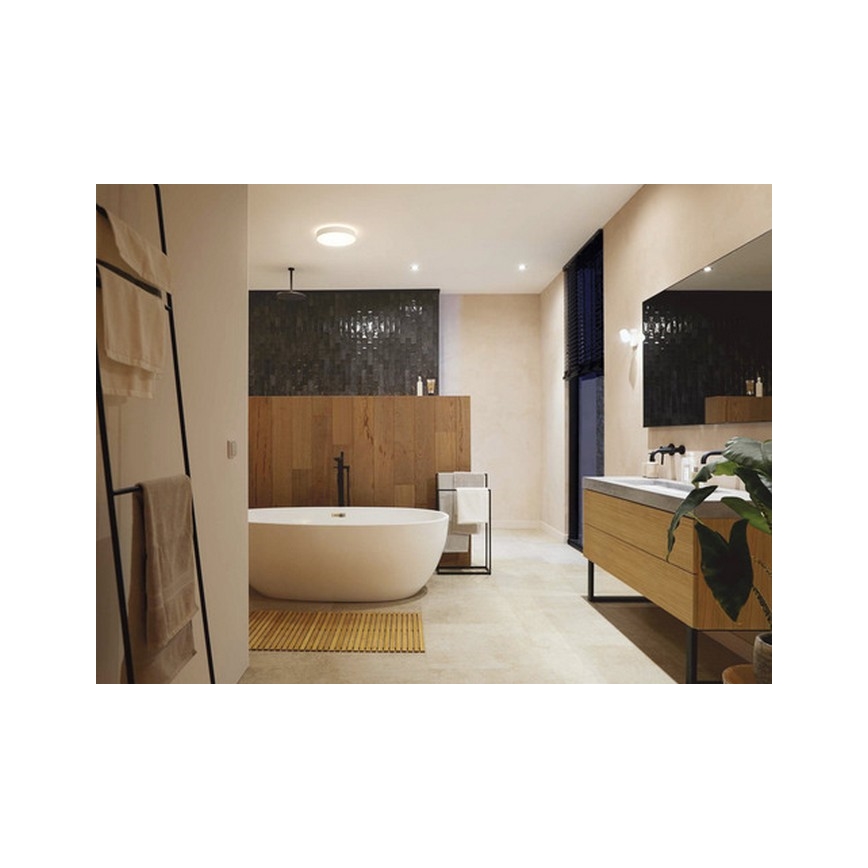 Philips - Iluminação de casa de banho LED com regulação Hue DEVERE LED/33,5W/230V IP44 d. 425 2200-6500K + controlo remoto