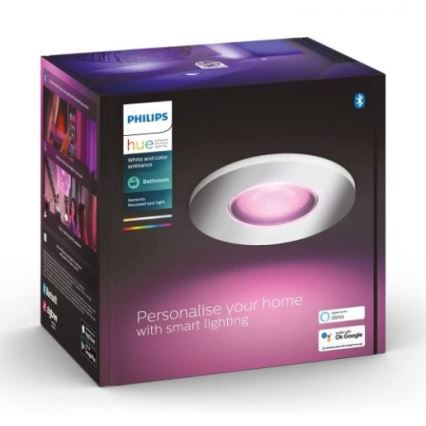 Philips - Iluminação de casa de banho LED RGB com regulação Hue XAMENTO 1xGU10/5,7W/230V IP44 2000-6500K