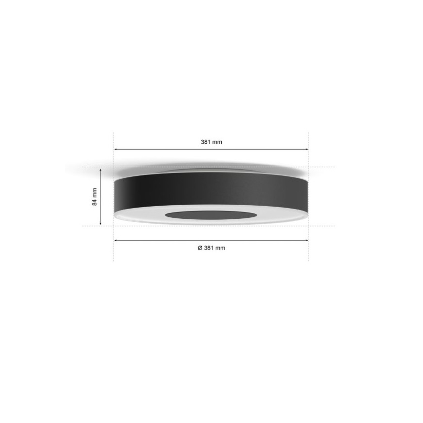 Philips - Iluminação de casa de banho LED RGBW com regulação LED/33,5W/230V IP44 d. 381 mm 2000-6500K