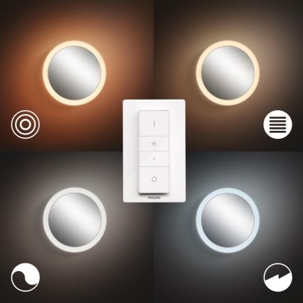 Philips - Iluminação de espelho em casa de banho LED com regulação Hue ADORE LED/27W/230V + CR