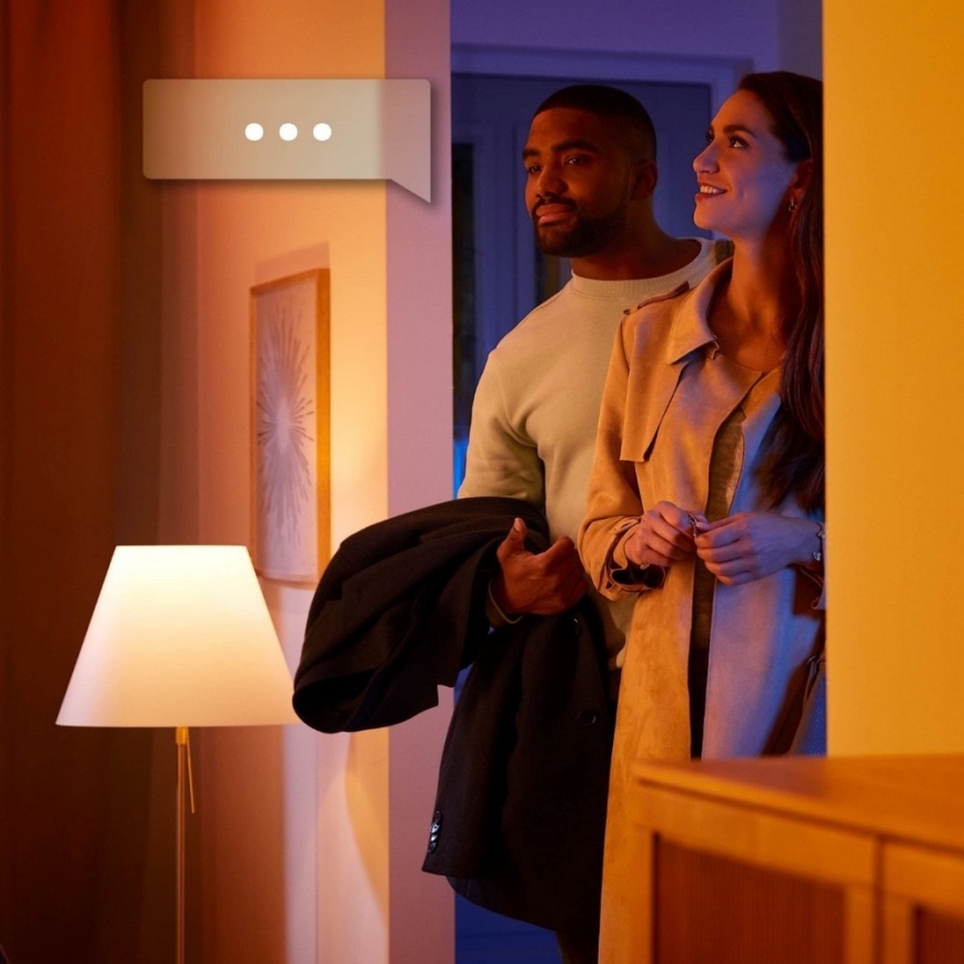 Philips - Iluminação de parede de casa de banho LED com regulação Hue ADORE 1xGU10/5W/230V IP44 + CR