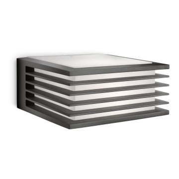 Philips - Iluminação de parede exterior 1xE27/15W/230V IP44 antracite