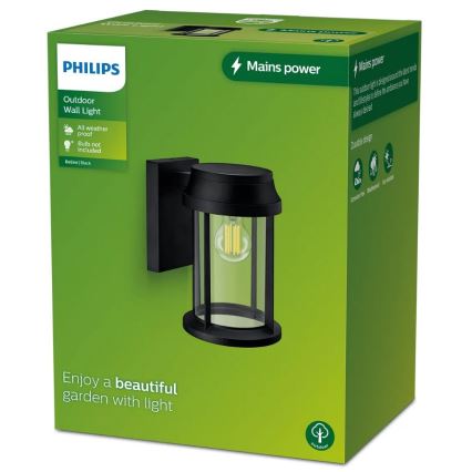 Philips - Iluminação de parede exterior BELLINI 1xE27/25W/230V IP44