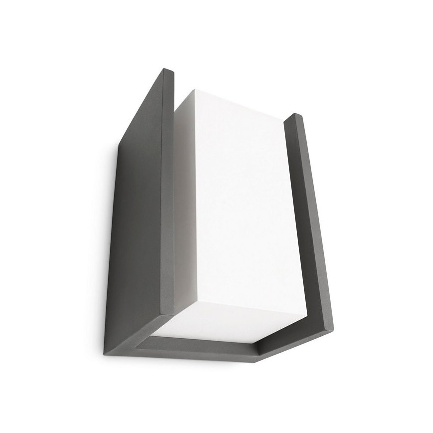 Philips - Iluminação de parede exterior BRIDGE 1xE27/15W/230V IP44