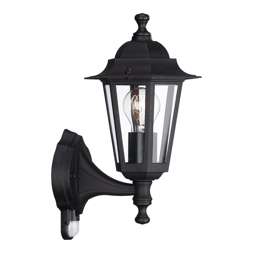 Philips - Iluminação de parede exterior com sensor 1xE27/60W/230V IP44