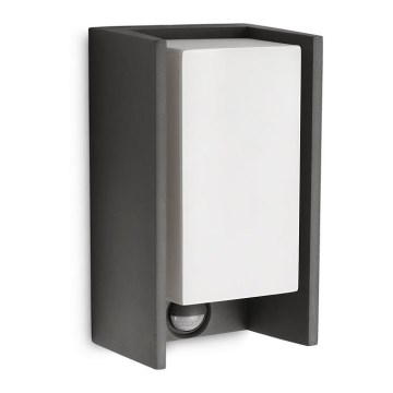 Philips - Iluminação de parede exterior com sensor BRIDGE 1xE27/15W/230V IP44