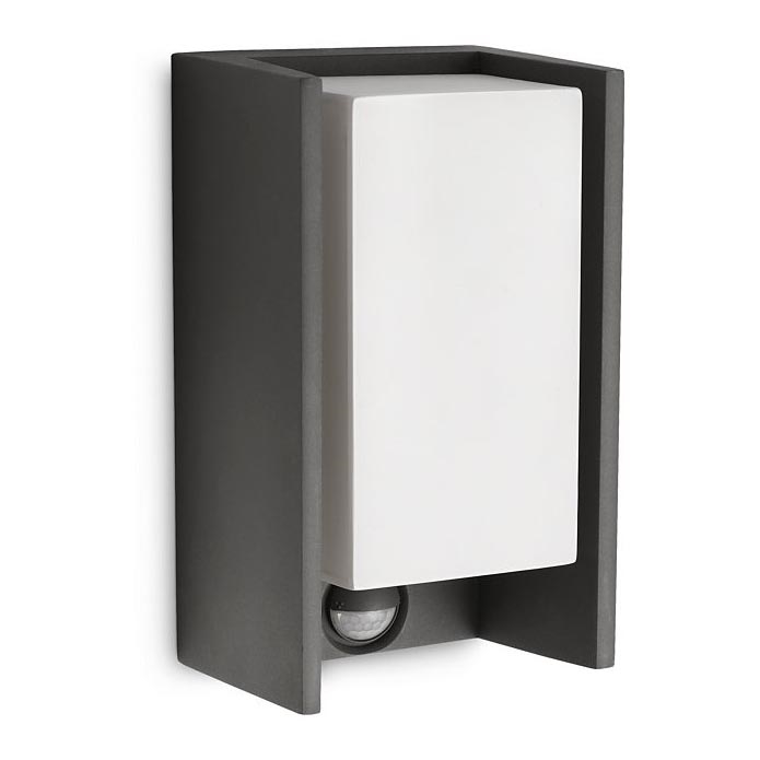 Philips - Iluminação de parede exterior com sensor BRIDGE 1xE27/15W/230V IP44