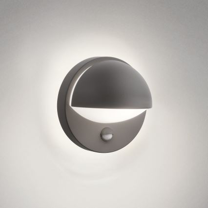 Philips - Iluminação de parede exterior com sensor JUNE 1xE27/12W/230V IP44