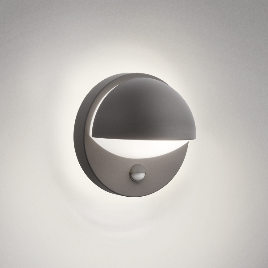 Philips - Iluminação de parede exterior com sensor JUNE 1xE27/12W/230V IP44