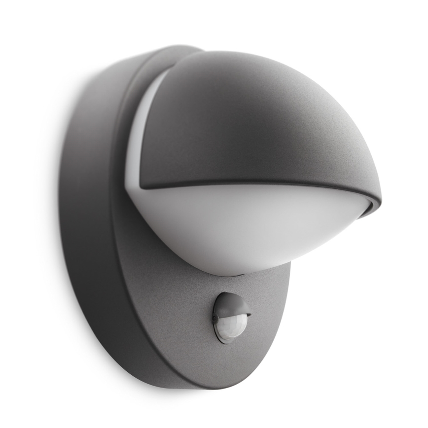 Philips - Iluminação de parede exterior com sensor JUNE 1xE27/12W/230V IP44