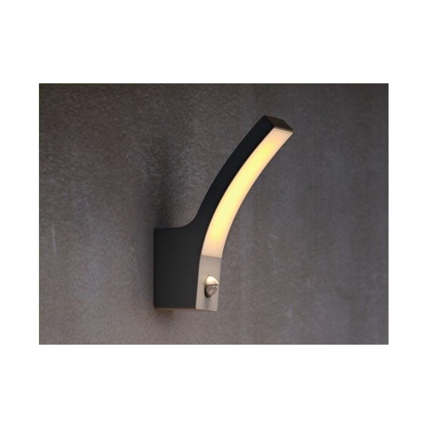 Philips- Iluminação de parede exterior com sensor LED/12W/230V 2700K IP44