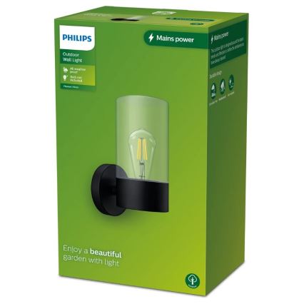 Philips - Iluminação de parede exterior FLAREON 1xE27/25W/230V IP44
