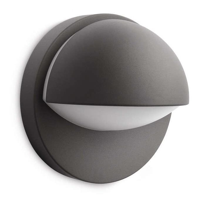 Philips - Iluminação de parede exterior JUNE 1xE27/12W/230V IP44 antracite
