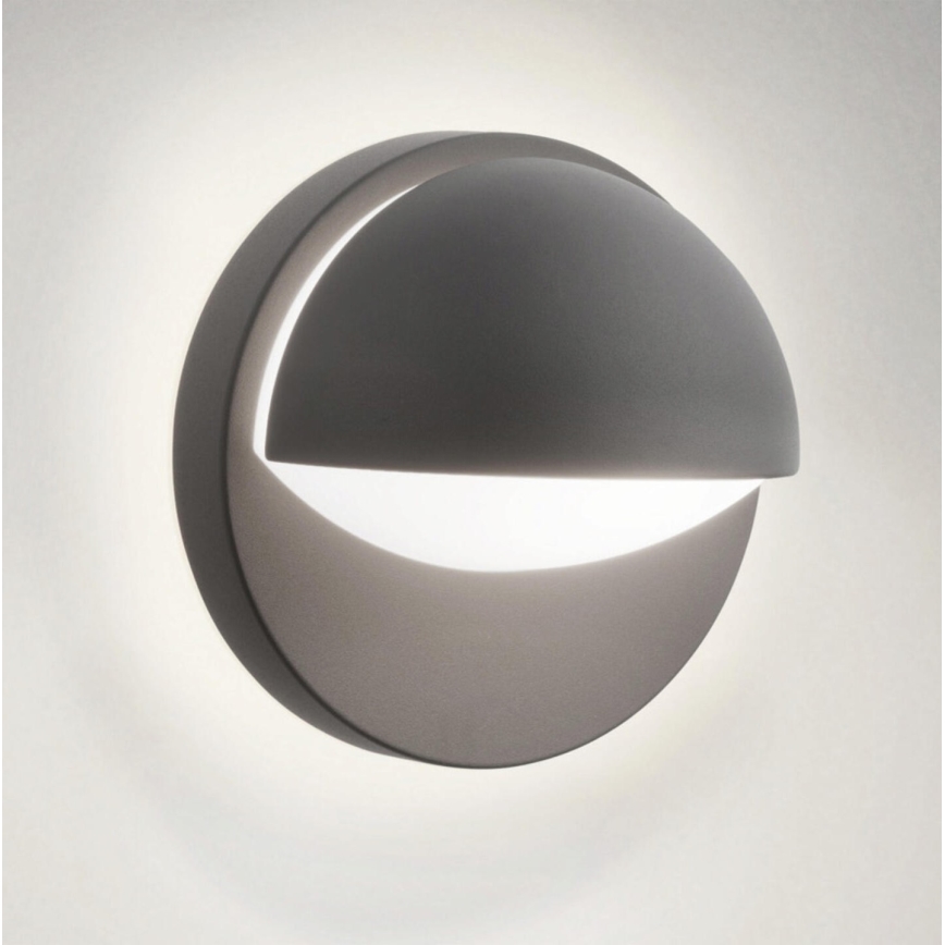 Philips - Iluminação de parede exterior JUNE 1xE27/12W/230V IP44 antracite