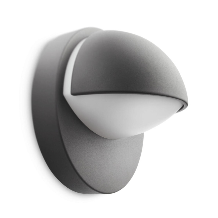 Philips - Iluminação de parede exterior JUNE 1xE27/12W/230V IP44 antracite