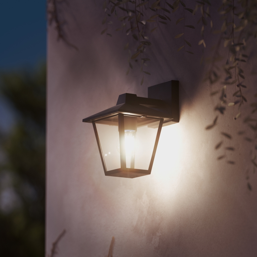 Philips - Iluminação de parede exterior KINNO 1xE27/25W/230V IP44