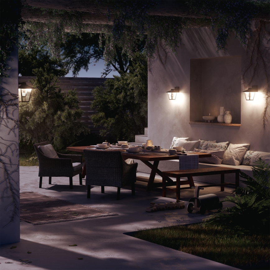 Philips - Iluminação de parede exterior KINNO 1xE27/25W/230V IP44