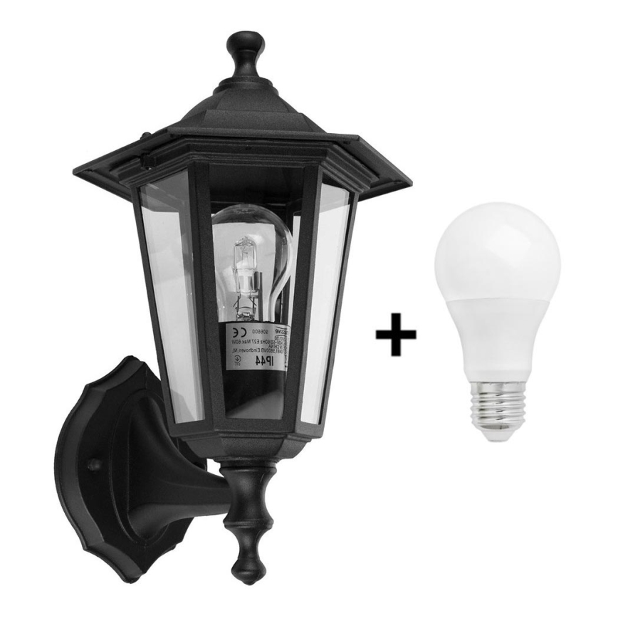 Philips - Iluminação de parede exterior LED 1xE27/10W/230V IP44