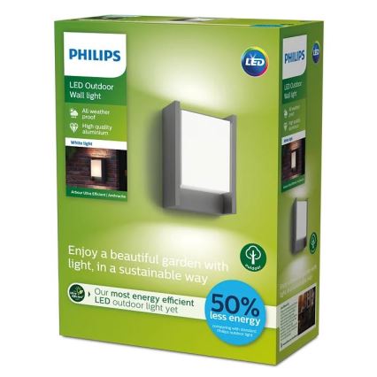 Philips - Iluminação de parede exterior LED LED/3,8W/230V 3000K IP44