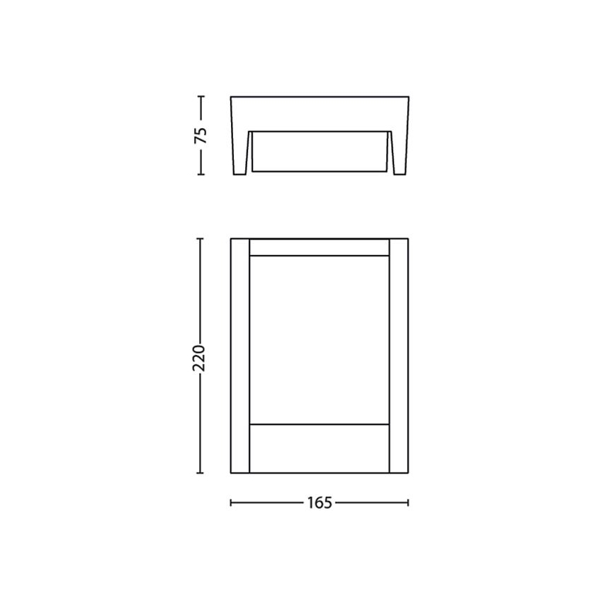 Philips - Iluminação de parede exterior LED LED/3,8W/230V 3000K IP44