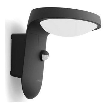 Philips - Iluminação de parede exterior LED com sensor LED/9W/230V 2700K IP44