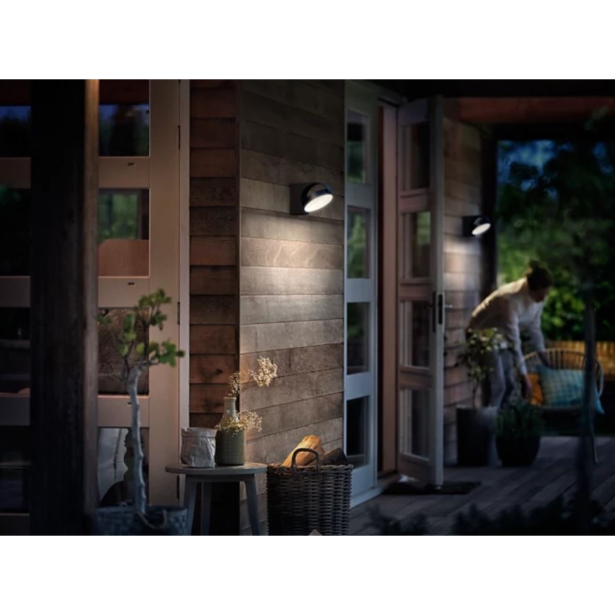 Philips - Iluminação de parede exterior LED LED/7W/230V 2700K IP44