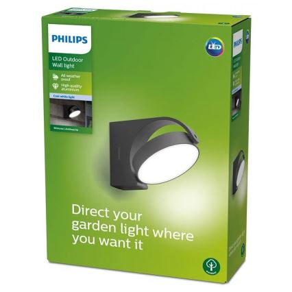 Philips - Iluminação de parede exterior LED LED/7W/230V 4000K IP44