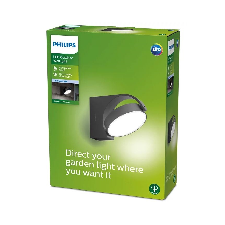 Philips - Iluminação de parede exterior LED LED/7W/230V 4000K IP44