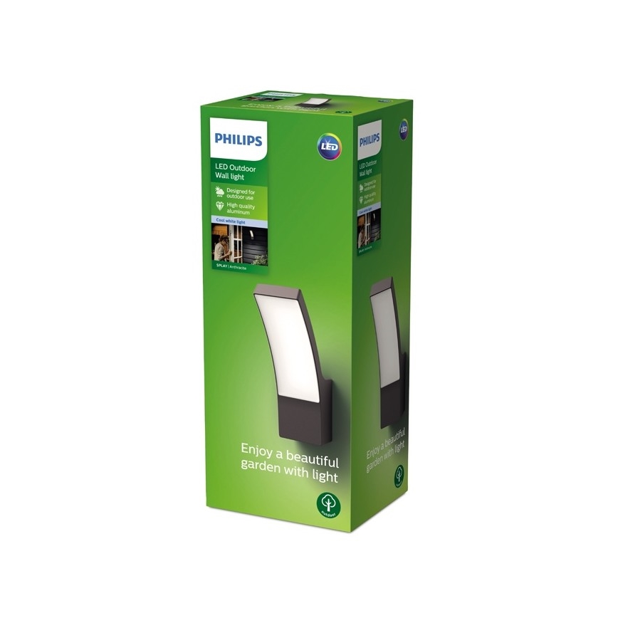 Philips - Iluminação de parede exterior LED LED/12W/230V 4000K IP44