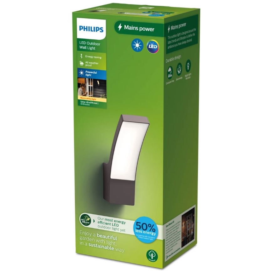 Philips - Iluminação de parede exterior LED SPLAY LED/3,8W/230V IP44