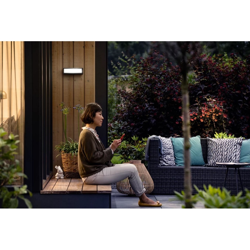 Philips - Iluminação de parede exterior LED STRATOSPHERE LED/3,8W/230V 2700K IP44