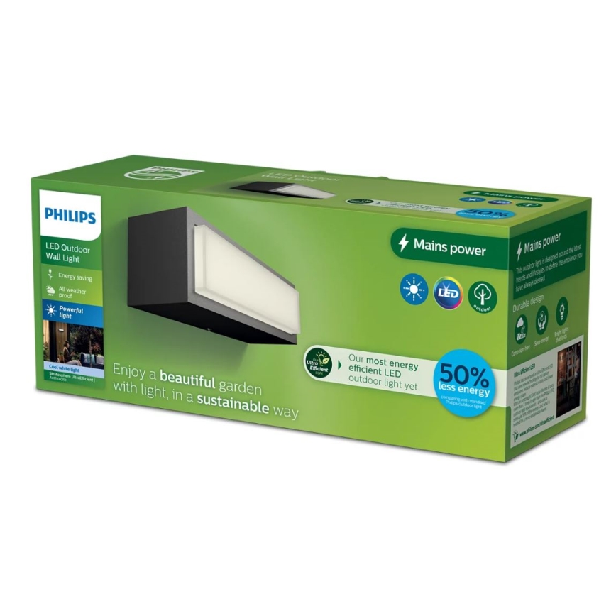 Philips - Iluminação de parede exterior LED STRATOSPHERE LED/3,8W/230V 4000K IP44