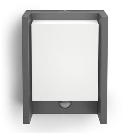 Philips - Iluminação de parede LED exterior com sensor ARBOUR LED/3,8W/230V 2700K IP44