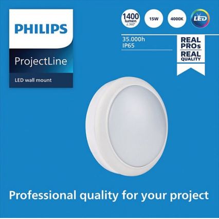 Philips - Iluminação de parede LED PROJECTLINE LED/15W/230V IP65