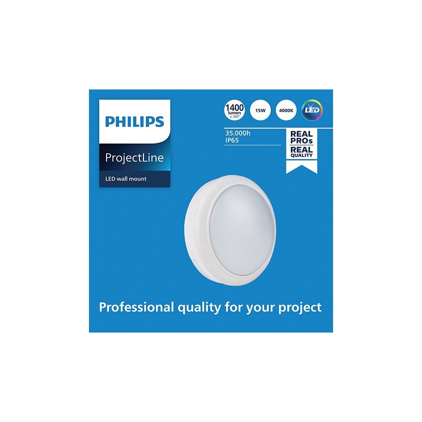 Philips - Iluminação de parede LED PROJECTLINE LED/15W/230V IP65