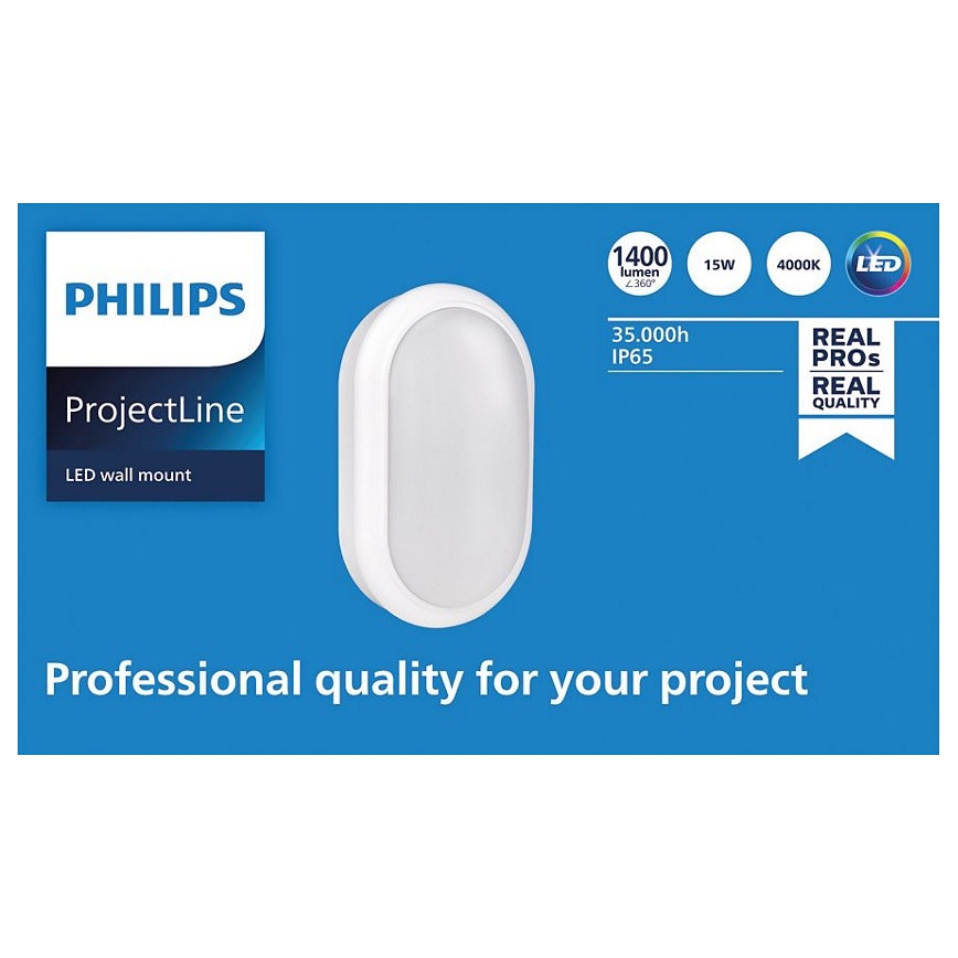 Philips - Iluminação de parede LED PROJECTLINE LED/15W/230V IP65