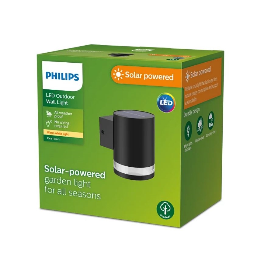 Philips - Iluminação de parede solar LED FYCE LED/1,5W/3,7V IP44