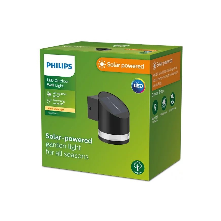 Philips - Iluminação de parede solar LED FYCE LED/1,5W/3,7V IP44