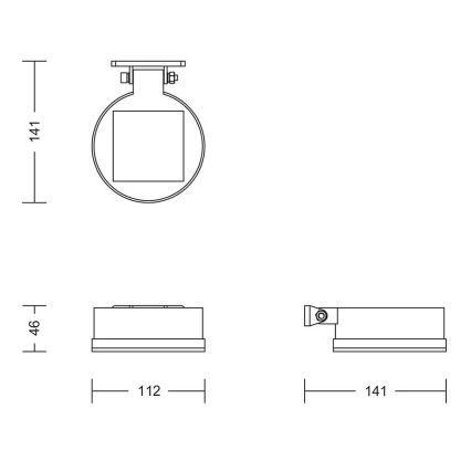 Philips - Iluminação de parede solar LED VYNCE LED/1,5W/3,7V IP44