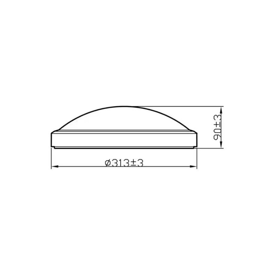 Philips - Iluminação de teto de casa de banho LED LED/17W/230V 2700K IP44
